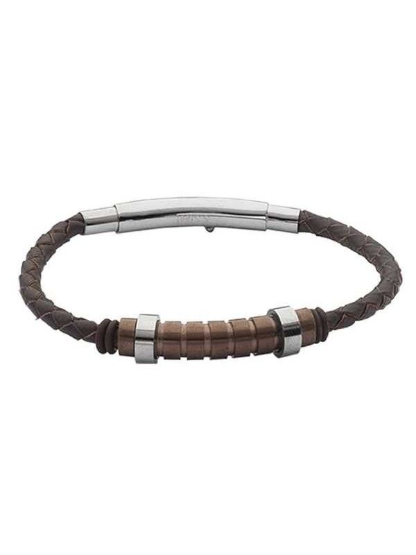  Bracciale Acciaio, Cuoio Uomo Boccadamo ABR178